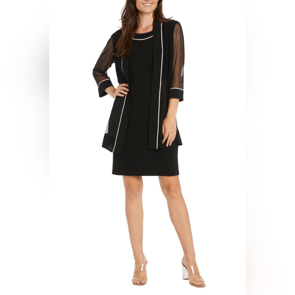 RM Richards Embellished 2-Piece Jacket Dress Set 3054